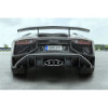 full exhaust with valve and trim surround carbon fibre/steel Capristo Lamborghini Aventador LP750SV 2015-2017 10LA01303001