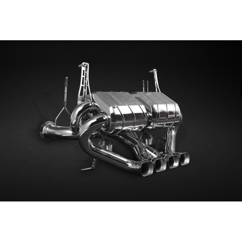 Sistema di scarico completo in acciaio inox con valvola Capristo Lamborghini Aventador LP700 2011-2016 02LA01303001