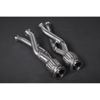 Tubi racing elimina catalizzatori in acciaio inox con protezione termica Capristo Lamborghini Avendator S LP740 2016-2021
