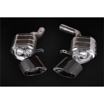 Carbon fibre complete exhaust system with valve ECE and exhaust tips Capristo Audi RS6/RS7 (C8) 2020-2026 02AU01903038