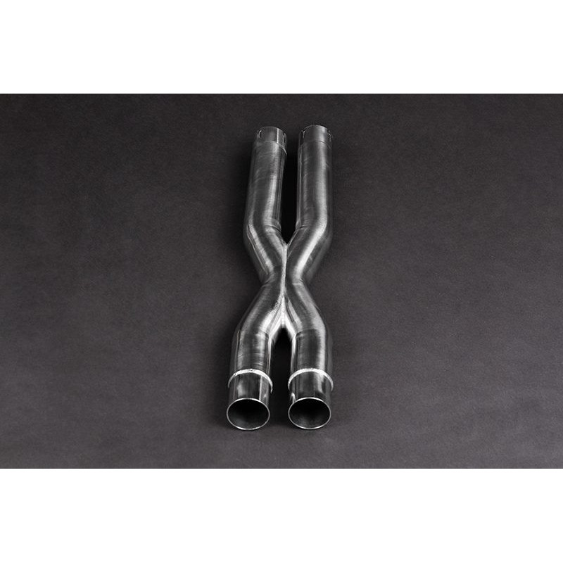 Tube section centrale X-Pipe en acier inoxydable Capristo Maserati Quattroporte (M139) Facelift 2008-2013 02MA07103003
