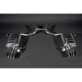 Sistema di scarico completo in acciaio inox con valvola Capristo Maserati Quattroporte (M139) Facelift 2008-2013 02MA07103002