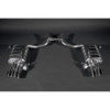 Système d'échappement complet en acier inoxydable avec valve Capristo Maserati Quattroporte (M139) 2003-2007 02MA07103001