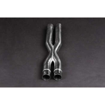 Stainless steel pipe centre section X-Pipe Capristo Maserati Quattroporte (M139) 2003-2007 02MA07103003