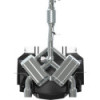 Système d'échappement complet en acier inoxydable avec valve ECE Capristo Alfa Romeo 4C 2012-2020 10AR04010003