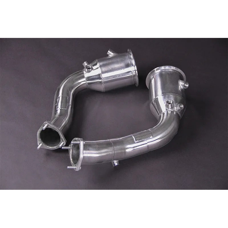 Downpipe décatalyseurs en acier inoxydable pour OPF/GPF d'origine Capristo Audi RS6/RS7 (C8) 2020-2026 02AU01903039CD