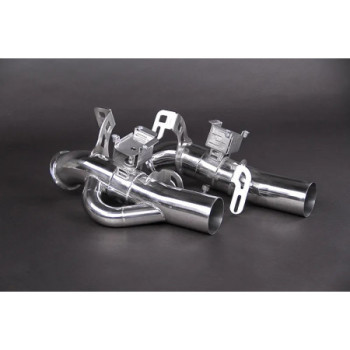 Sistema di scarico completo con valvola e terminali Wicrom Capristo Maserati MC20 2020-2025 02MA09203014-B