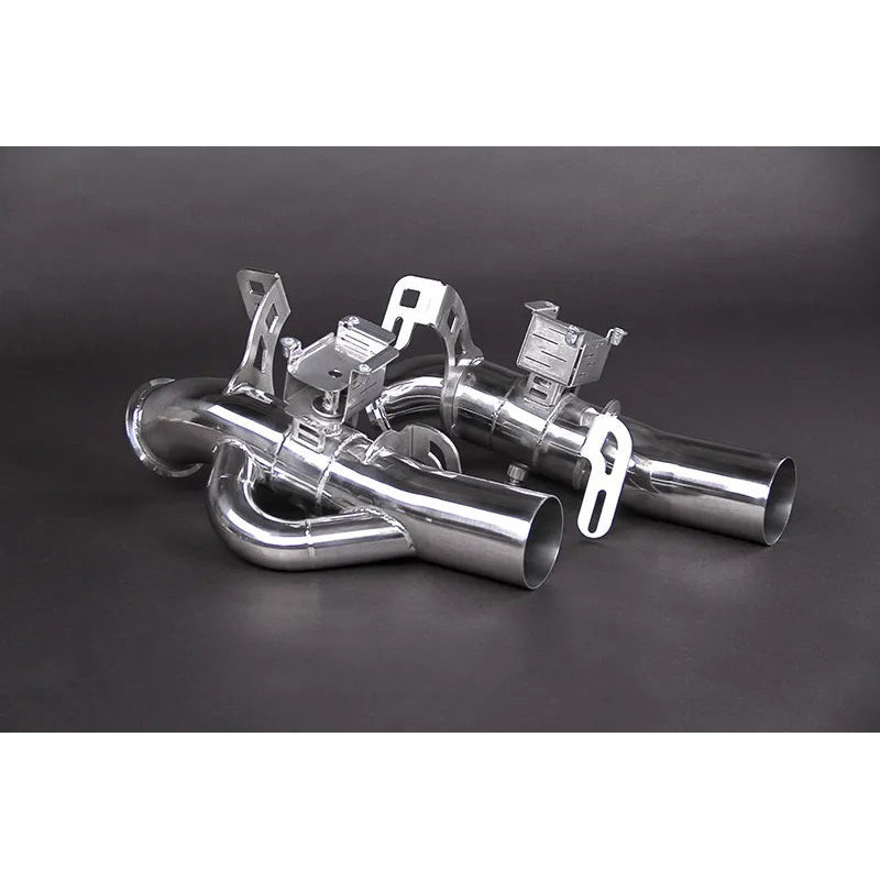 Système d'échappement complet avec valve et embouts Wicrom Capristo Maserati MC20 2020-2025 02MA09203014-B
