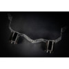 Complete exhaust system with valve and Wicrom exhaust tips Capristo Maserati MC20 2020-2025 02MA09203014-B
