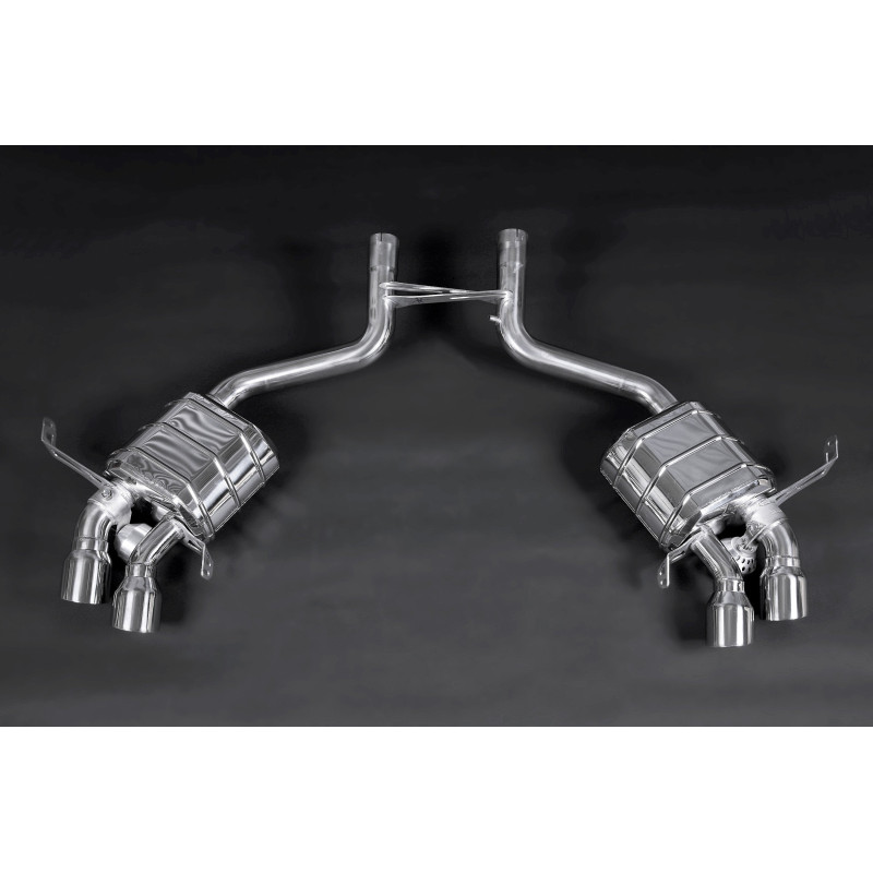 Sistema de escape completo de acero inoxidable con válvula Capristo Maserati GranTurismo 2007-2019 02MA07003001