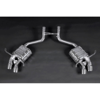 Système d'échappement complet en acier inoxydable avec valve Capristo Maserati GranCabrio 2010-2019 02MA07003002
