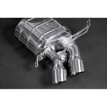 Stainless steel complete exhaust system with valve Capristo Maserati GranCabrio 2010-2019 02MA07003002
