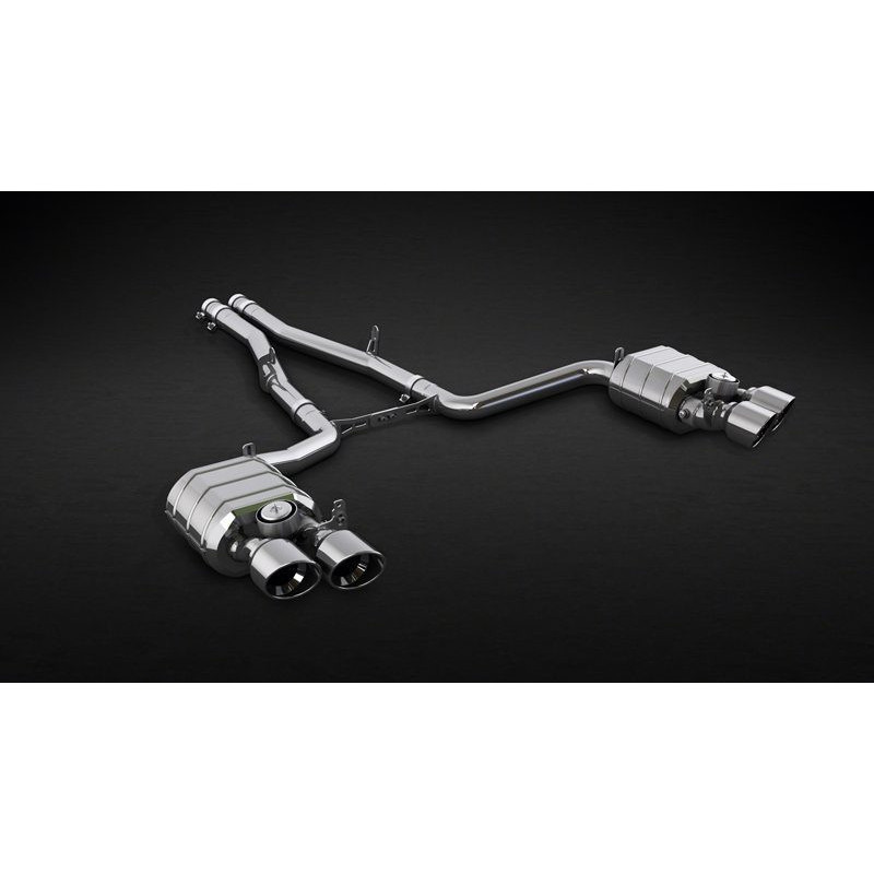 Sistema di scarico completo in acciaio inox con valvola Capristo Maserati Ghibli/S V6 (M157) 2013-2024 02MA09303001