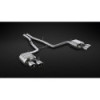 Stainless steel complete exhaust system with valve Capristo Maserati Ghibli/S V6 (M157) 2013-2024 02MA09303001