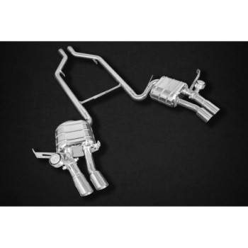 Sistema di scarico completo in acciaio inox con valvola Capristo Maserati Coupe/Spyder/Grandsport 2001-2007 02MA12203001
