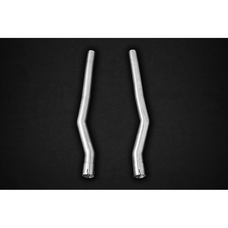 Rohr durchgehend als Ersatz Dämpfer Mittelabschnitt Edelstahl Capristo Maserati Coupe/Spyder/Grandsport 2001-2007 02MA12203002