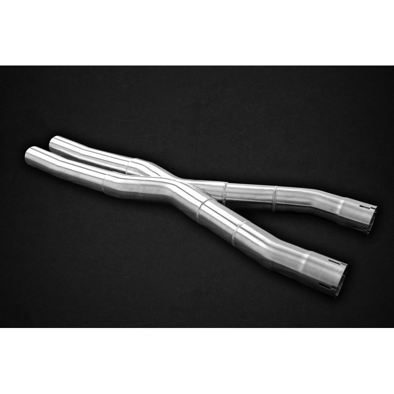 Mittelrohr X-Pipe als Ersatz Schalldämpfer Mittelabschnitt aus Edelstahl Capristo Maserati Coupe/Spyder/Grandsport 2001-2007