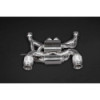 Stainless steel complete exhaust system with valve and decat pipe Capristo McLaren 720S 2017-2025 02ML11003013