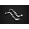 Stainless steel complete exhaust system with valve and decat pipe Capristo McLaren 720S 2017-2025 02ML11003013