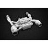 Stainless steel complete exhaust system with valve and decat pipe Capristo McLaren 720S 2017-2025 02ML11003013