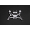 Système d'échappement complet en acier inoxydable avec valve Capristo McLaren 720S 2017-2025 02ML110.720Muffler