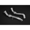Stainless steel downpipe decat pipes with heat shielding Capristo McLaren 540C 2015-2021 02ML11103005