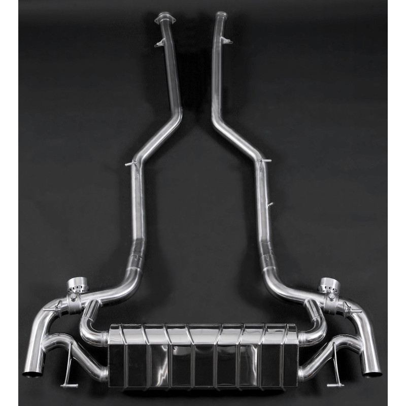 Sistema di scarico completo in acciaio inox con valvola Capristo Mercedes-Benz SLS AMG 2010-2015 02MB03303001
