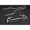 Sistema di scarico completo in acciaio inox con valvola Capristo Mercedes-Benz SLS AMG 2010-2015 02MB03303001