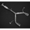 Abgasanlage Sport komplett Free Flow aus Edelstahl Capristo Alfa Romeo 4C 2012-2020 10AR04010000