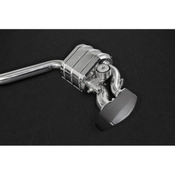 Stainless steel complete exhaust system with valve Capristo Mercedes-Benz SL63/65 (R230) 2001-2011 02MB04603001