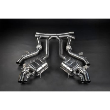 Sistema di scarico completo in acciaio inox con valvola Capristo Mercedes-Benz SL63 (R232) 2022-2026 02MB03603017