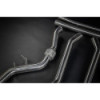Stainless steel complete exhaust system with valve Capristo Mercedes-Benz SL63 (R232) 2022-2026 02MB03603017
