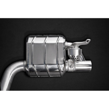 Sistema di scarico completo in acciaio inox con valvola Capristo Mercedes-Benz SL550/500 (R231) 2012-2020 02MB03403001
