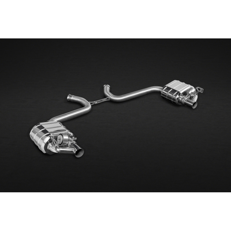 Stainless steel complete exhaust system with valve Capristo Mercedes-Benz SL55/63/65 (R231) 2012-2018 02MB03603006
