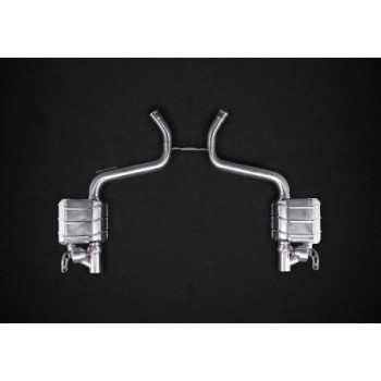 Stainless steel complete exhaust system with valve Capristo Mercedes-Benz SL55/63/65 (R231) 2012-2018 02MB03603006
