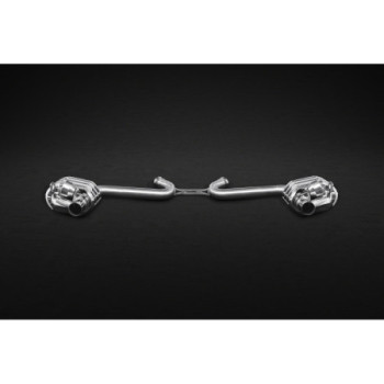 Stainless steel complete exhaust system with valve Capristo Mercedes-Benz SL55/63/65 (R231) 2012-2018 02MB03603006