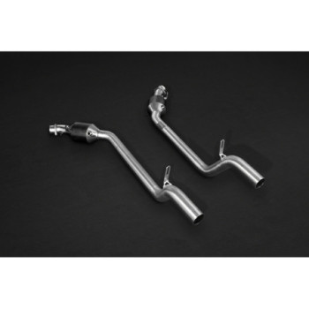 Catalizzatore sportivo in acciaio inox con tubi centrali Capristo Mercedes-Benz SL55/63/65 (R231) 2012-2018 02MB03603007