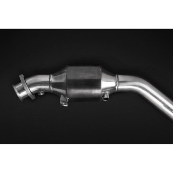Catalizzatore sportivo in acciaio inox con tubi centrali Capristo Mercedes-Benz SL55/63/65 (R231) 2012-2018 02MB03603007