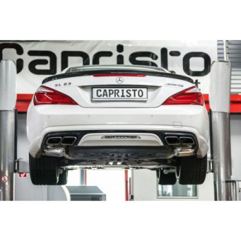 Catalizzatore sportivo in acciaio inox con tubi centrali Capristo Mercedes-Benz SL55/63/65 (R231) 2012-2018 02MB03603007
