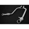 Tubi sostitutivi silenziatore centrale in acciaio inox con tubi sostitutivi catalizzatori Capristo Mercedes-Benz SL55/63/65