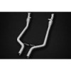 Tubi sostitutivi silenziatore centrale in acciaio inox con tubi sostitutivi catalizzatori Capristo Mercedes-Benz SL55/63/65