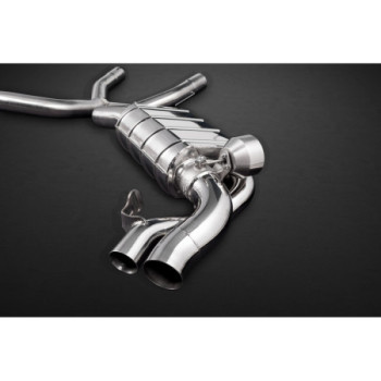 Sistema di scarico completo in acciaio inox con valvola Capristo Mercedes-Benz S65 (C217) Coupe 2015-2020 02MB08103011
