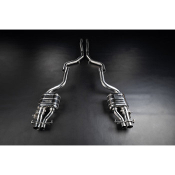 Komplett-Abgasanlage aus Edelstahl mit Klappe Capristo Mercedes-Benz S63 (223) E-Performance 2020-2027 02MB04403045