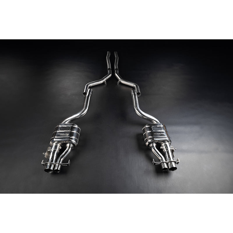 Komplett-Abgasanlage aus Edelstahl mit Klappe Capristo Mercedes-Benz S63 (223) E-Performance 2020-2027 02MB04403045
