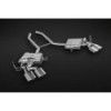 Silencers rear with valve and exhaust tips stainless steel Capristo Mercedes-Benz ML63 (W164) 2006-2011 02MB07503005
