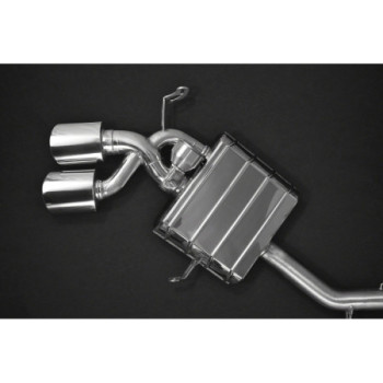 Schalldämpfer hinten mit Klappe und Endrohren Edelstahl Capristo Mercedes-Benz ML63 (W164) 2006-2011 02MB07503005