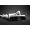 Silenciadores traseros con válvula y colas de escape cerámica Capristo Mercedes-Benz ML63 (W164) 2006-2011 02MB07503001