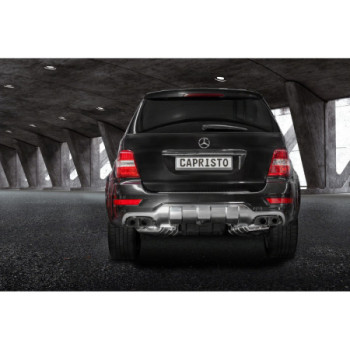 Schalldämpfer hinten mit Klappe und Endrohren Keramik Capristo Mercedes-Benz ML63 (W164) 2006-2011 02MB07503001