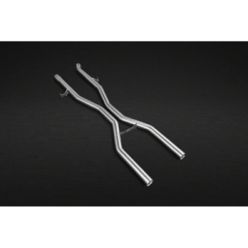 Mittelschalldämpfer-Ersatzrohre aus Edelstahl Capristo Mercedes-Benz ML63 (W164) 2006-2011 02MB07503004