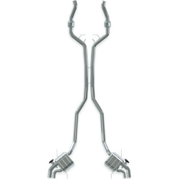 Sistema de escape completo de acero inoxidable con válvula y kit E2E Capristo Mercedes-Benz GT63 (C192) Coupe 2024-2027